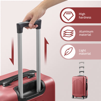 4-in-1 Luggage Set - Retro Red