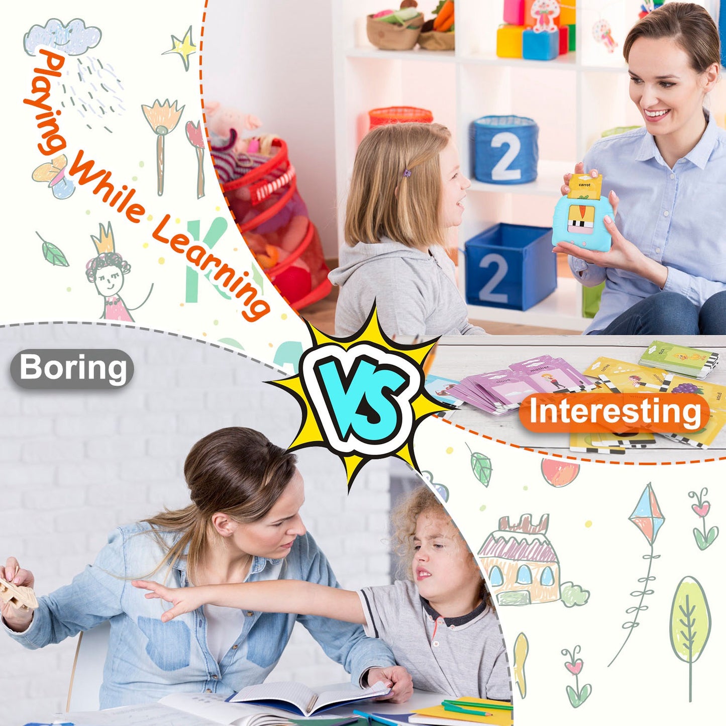 Educational Talking Flash Card Reader!