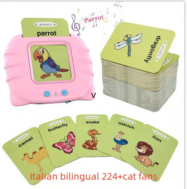 224pc Smart Language Learning Cards
