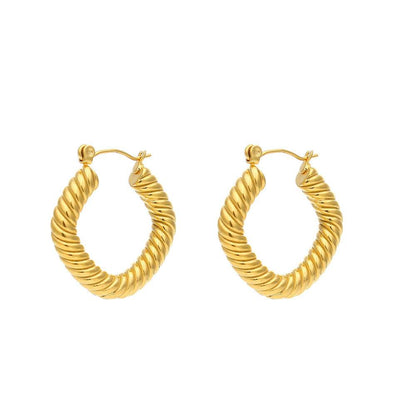 Twist & Square Earrings - Shop Jobie