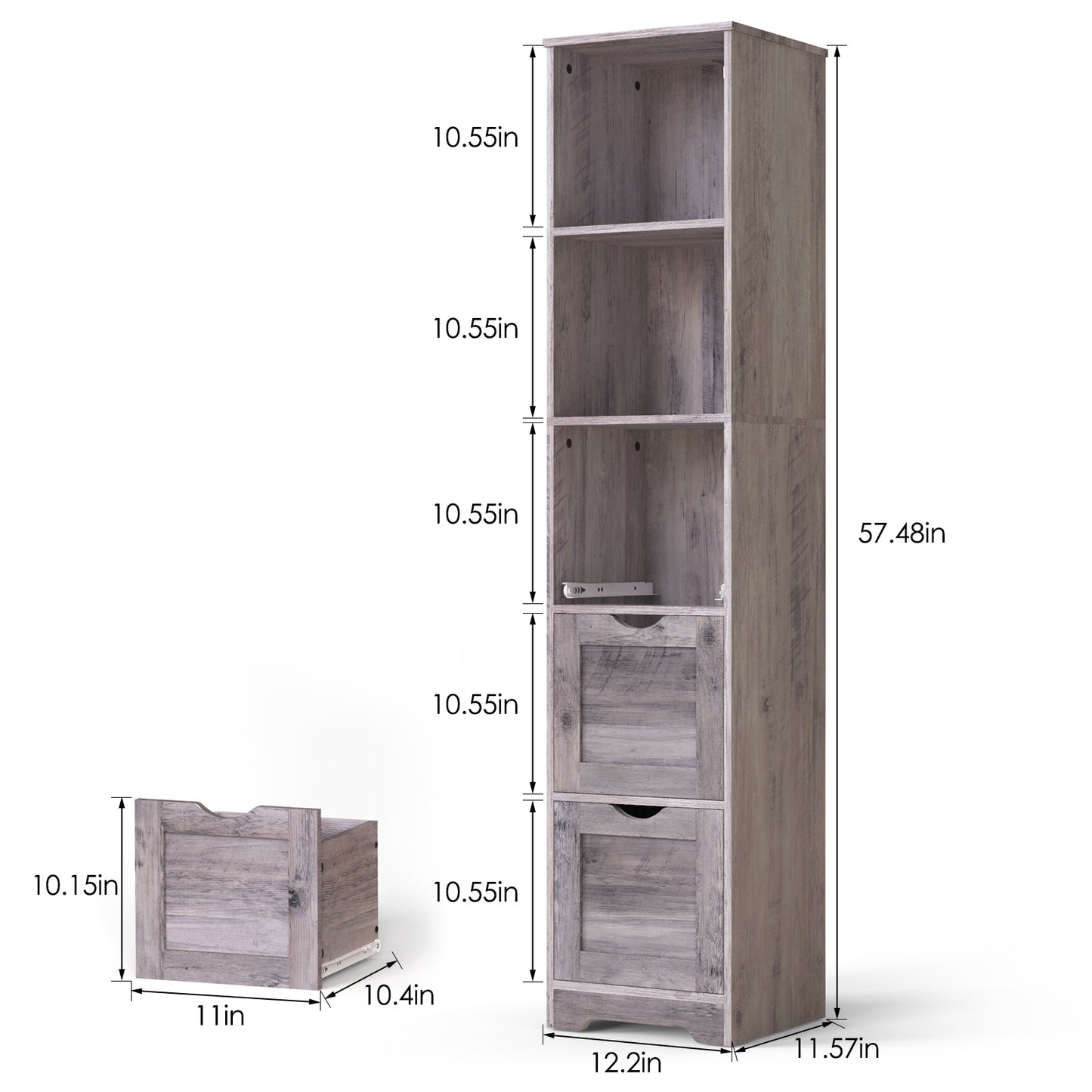 Storage Cabinet with 3 Drawers