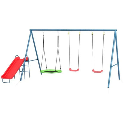 All-in-One Kids Outdoor Swing Set