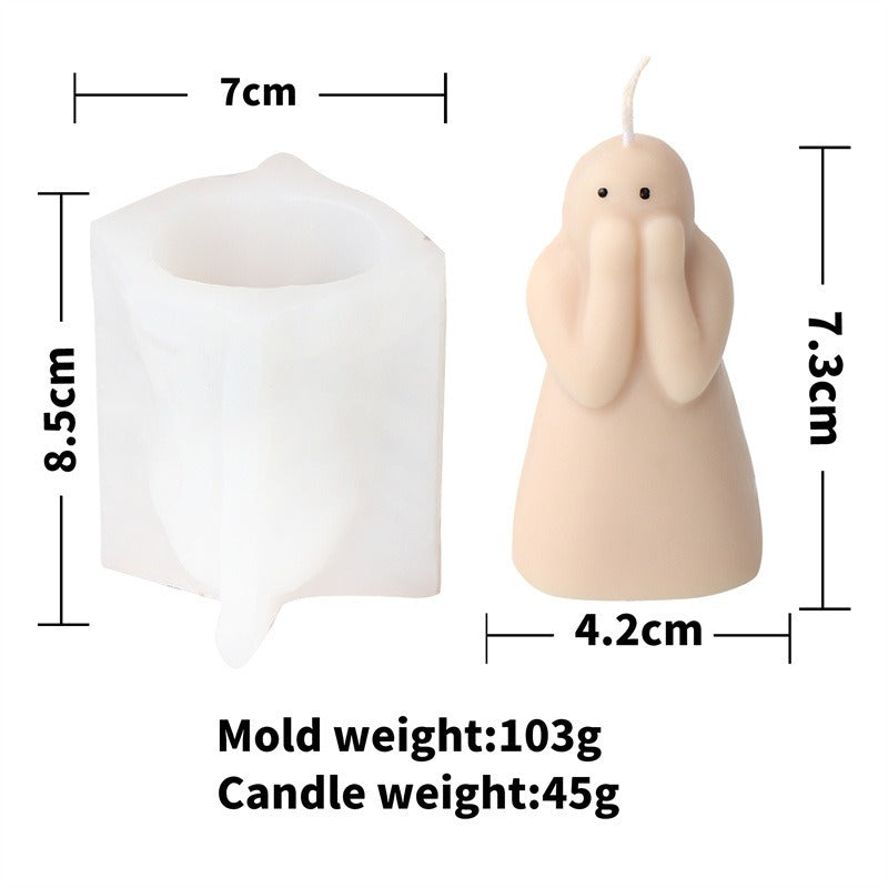 Ghost Candle Mold