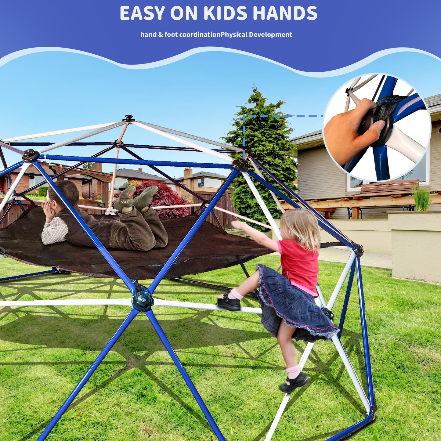 10FT Climbing Dome for Kids