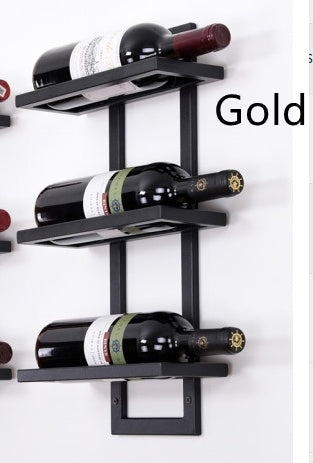 Modern Iron Wall-mounted Wine Holder