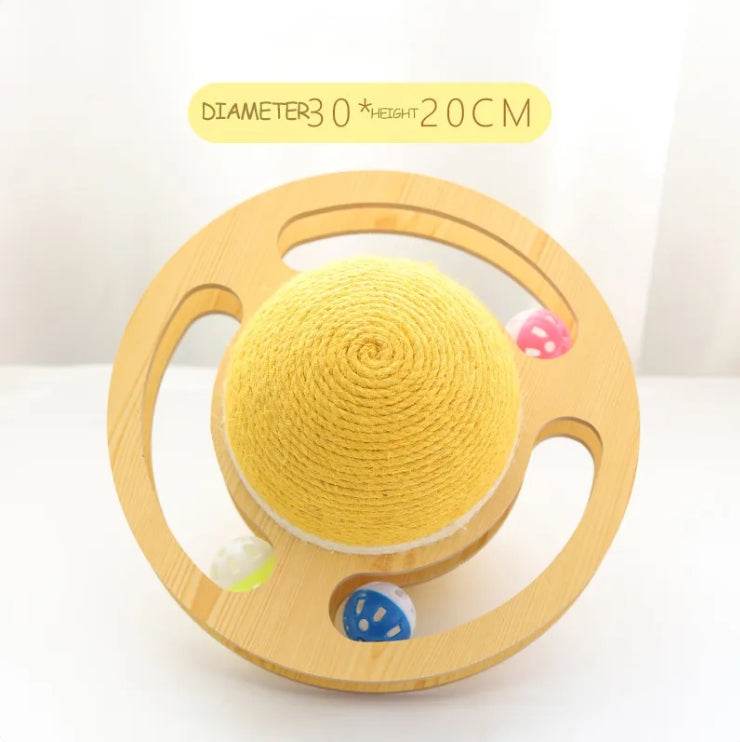Sisal Turntable Track Cat Toy - Shop Jobie