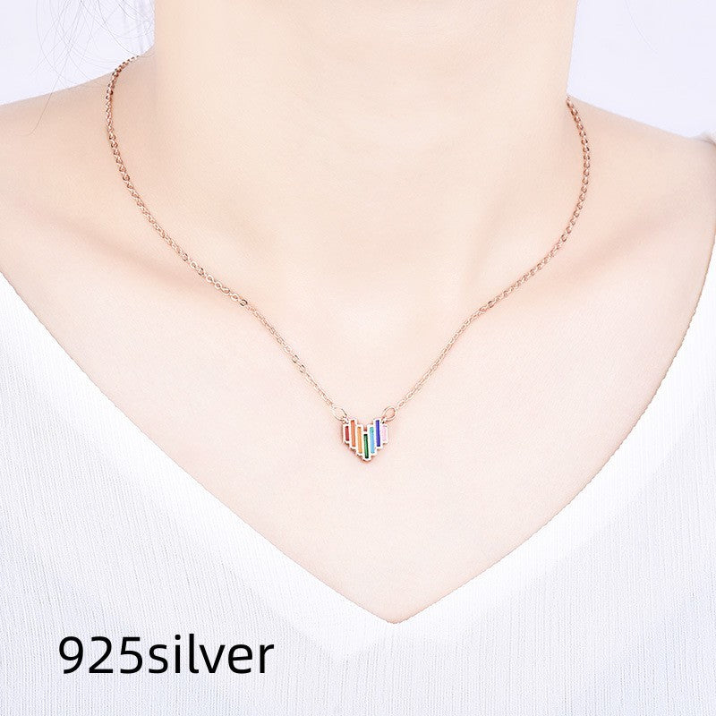 Rainbow Love Necklace