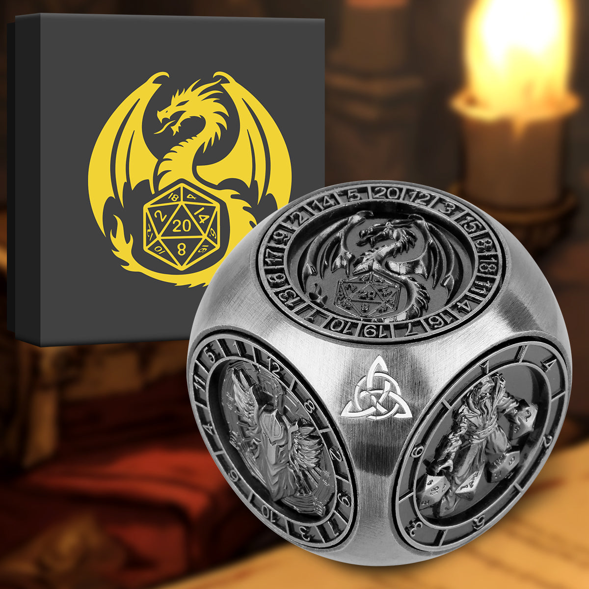 6-pk DND Dice Wheel Gift Box Set