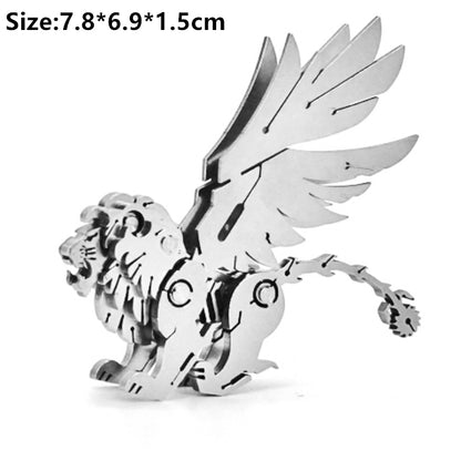 DIY Stainless Steel Golem - Art Model 3D Metal Puzzle