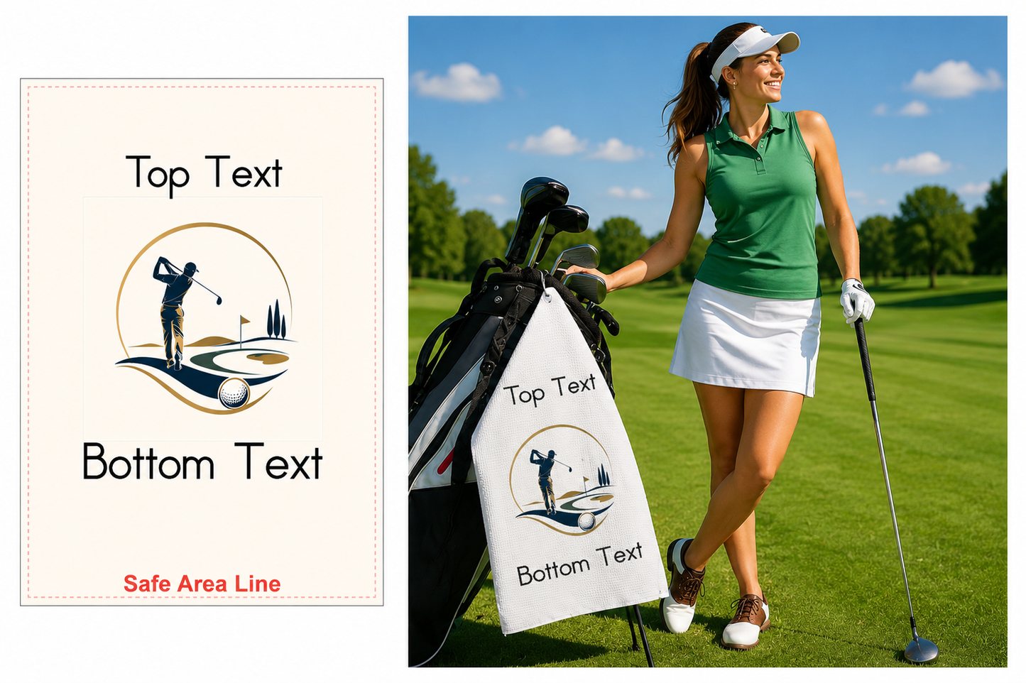 Custom Microfiber Golf Towels