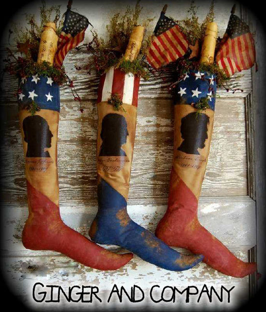 Americana President's Stockings EPATTERN A004