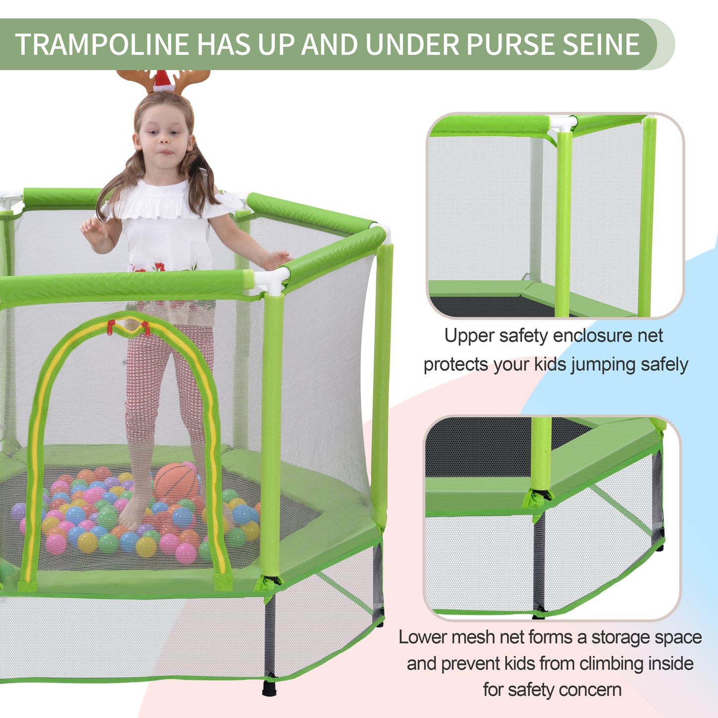 55'' Toddlers Trampoline