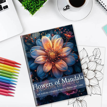 Mystical Mandala Themed Coloring Book - Shop Jobie