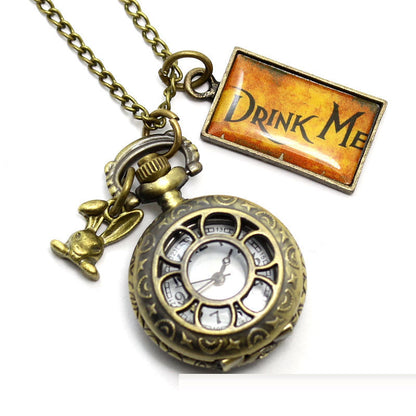 Vintage Small Alice Pocket Watch