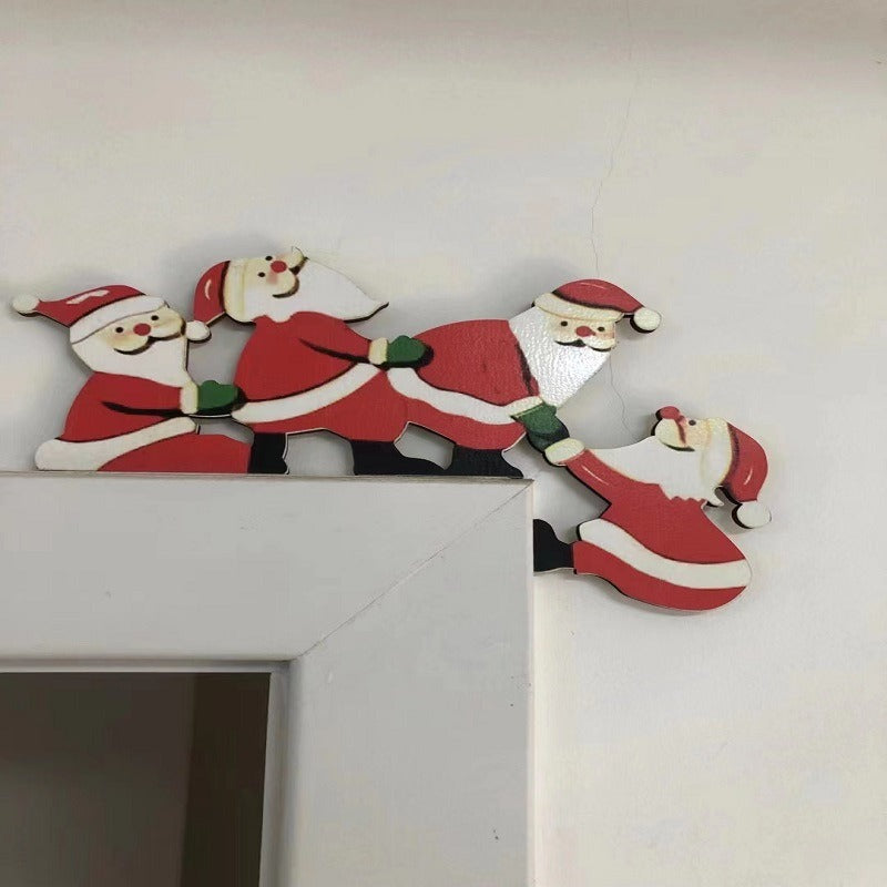 Christmas Corner Door Frame Decoration