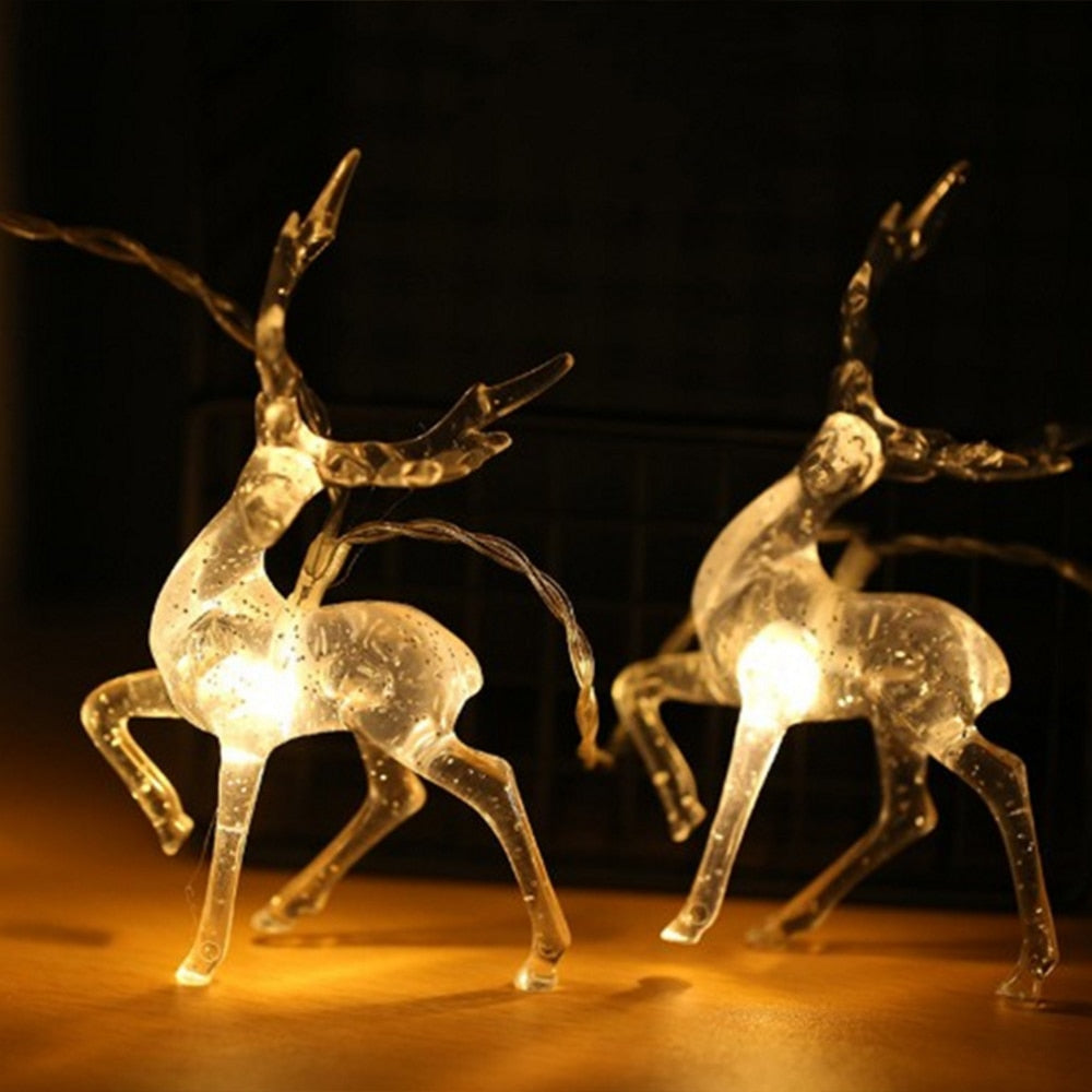 Battery Power Sika Deer LED String Lights