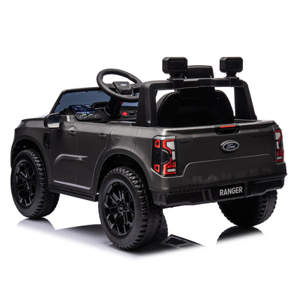 12V Kids Ride On Truck - Black