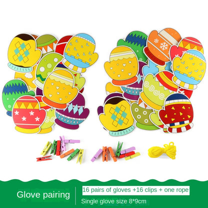 Little Learners Socks and Mittens Matching Game
