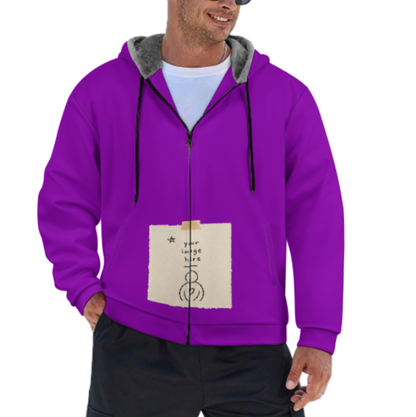 Double Layer Fleece Zippered Hoodies