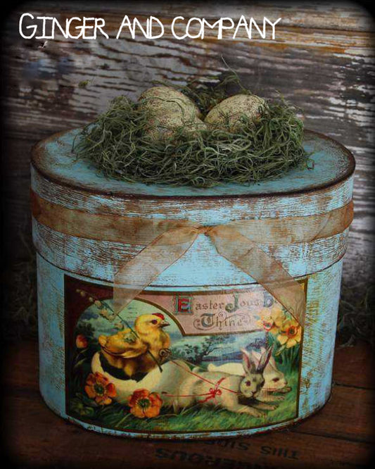 Vintage Easter Bunny Box EPATTERN E003