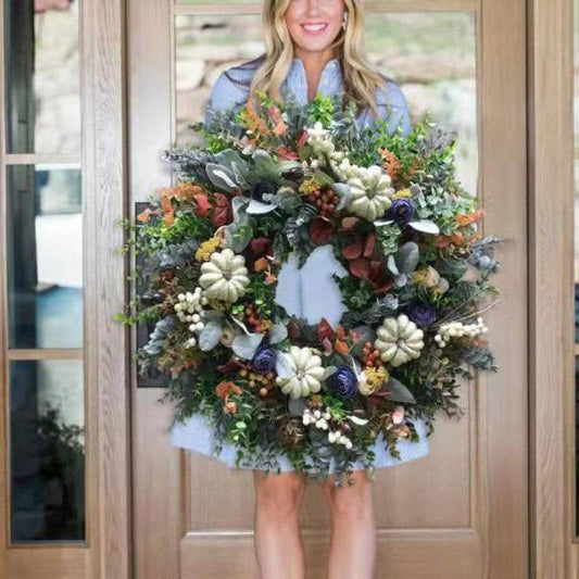 Eucalyptus & Pumpkin Wreath - Shop Jobie