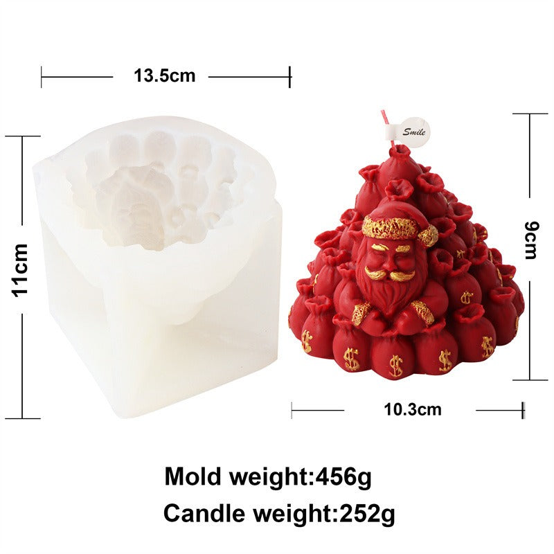 Christmas Candle Molds