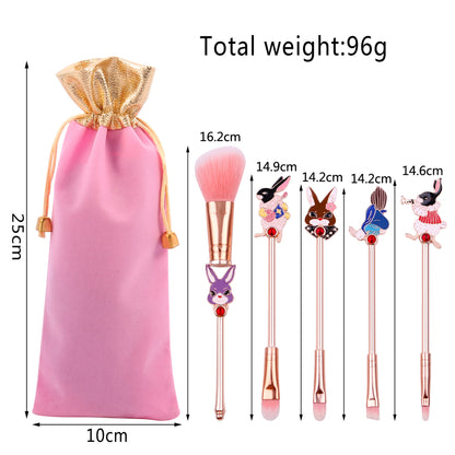 Wonderlalnd White Rabbit Makeup Brush Set