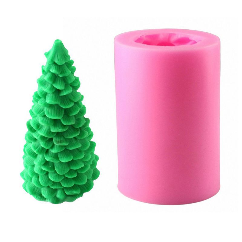 3D Christmas Tree Silicone Candle/CakeMold