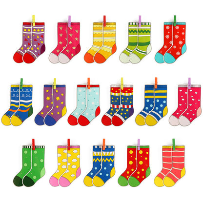 Little Learners Socks and Mittens Matching Game