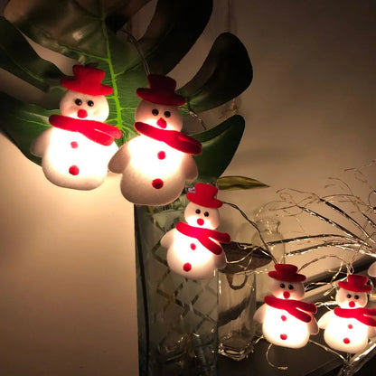 Snowman Christmas Tree Lights