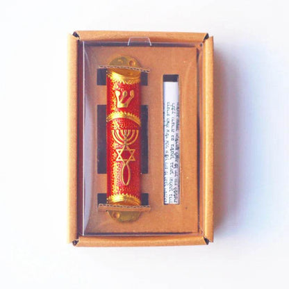 Mezuzah Case W/Torah parchment Scroll - Shop Jobie