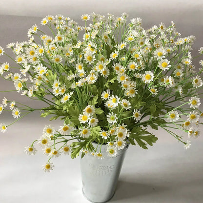 Silk Flowers - Bouquet of Chamomile Miniature Daisies