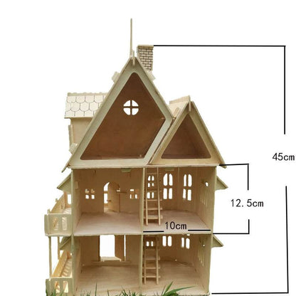 Wooden Dollhouse Miniature Furniture DIY - Shop Jobie