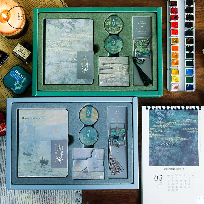 Monet Van Gogh Art Box Gift Set