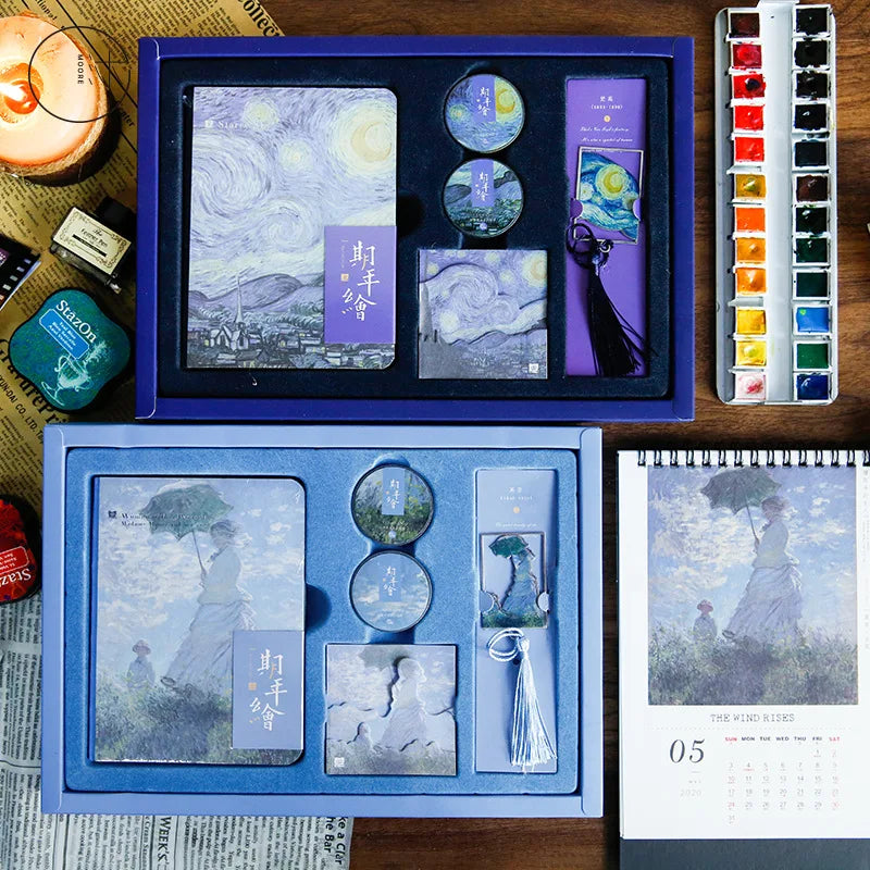 Monet Van Gogh Art Box Gift Set