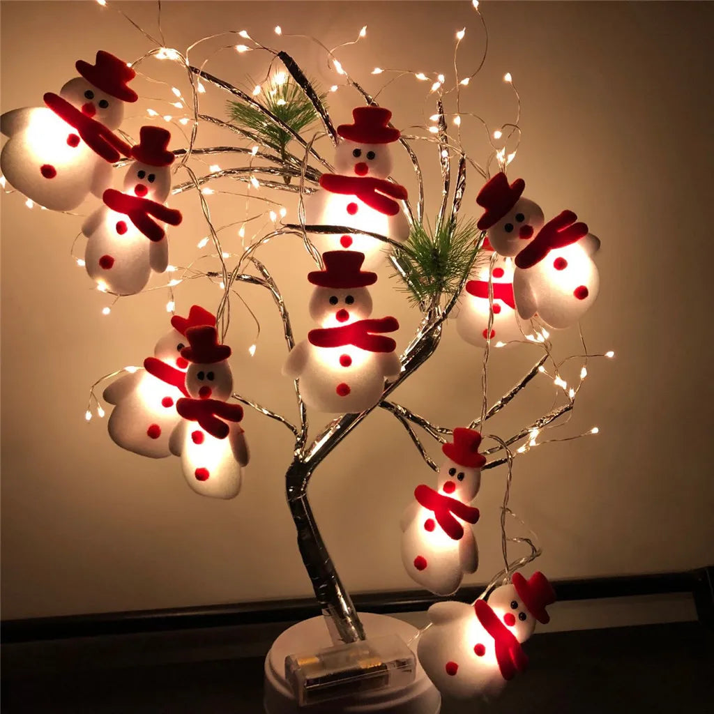 Snowman Christmas Tree Lights