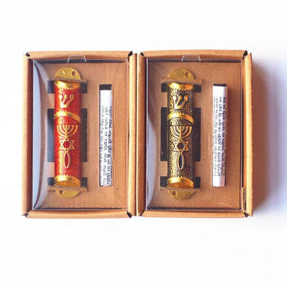 Mezuzah Case W/Torah parchment Scroll - Shop Jobie