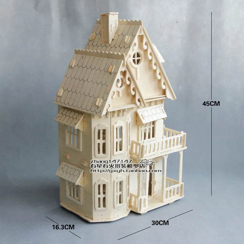 Wooden Dollhouse Miniature Furniture DIY - Shop Jobie