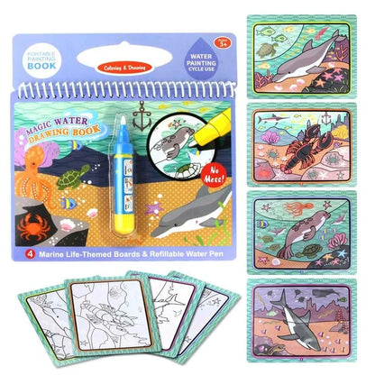 Magic Water Drawing Book