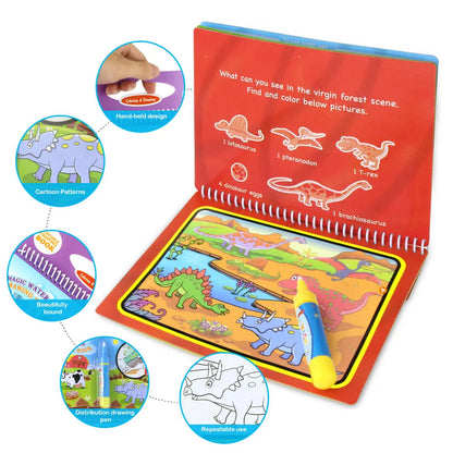 Magic Water Drawing Book