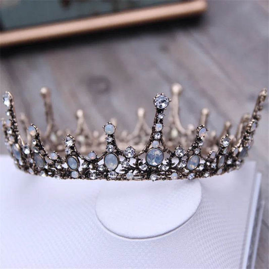 Wedding - Vintage Baroque Tiara Crown - Shop Jobie