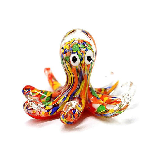 Murano-Style Glass Octopus Art Figurine - Shop Jobie