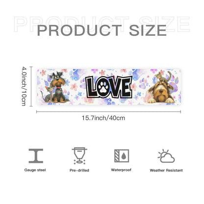 I Love Dogs & Cats Tin Sign - Shop Jobie