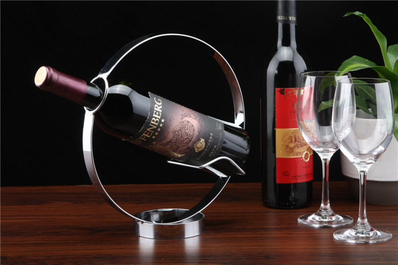Stainless Steel Creative Wine Rack