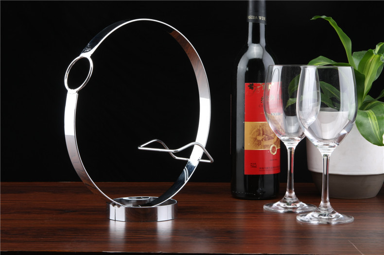Stainless Steel Creative Wine Rack