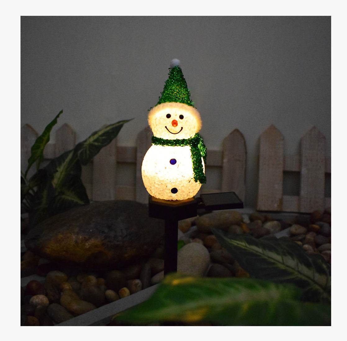 LED Solar Snowman Stake Light - Shop Jobie