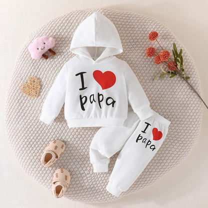 Kid's Trendy Hooded sweatshirt & pants set - Shop Jobie