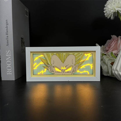 Dragon Ball Cartoon Paper Carving Frame & Night Light - Shop Jobie