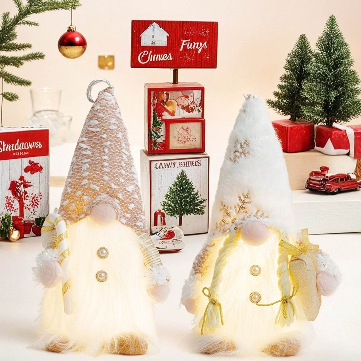 Playful Christmas Sequined Gnome Plush - Shop Jobie