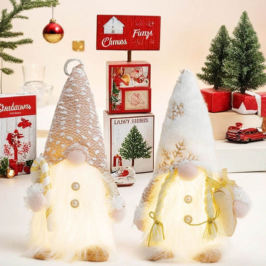 Playful Christmas Sequined Gnome Plush - Shop Jobie
